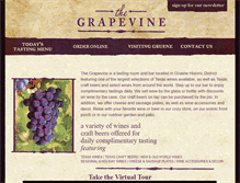 Tablet Screenshot of grapevineingruene.com
